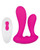 Adam & Eve Rechargeable Dual Entry Vibe W/remote - Pink