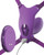 Fantasy For Her Ultimate G-spot Butterfly Strap On - Purple