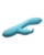 Curve Toys Power Bunnies Snuggles 10x Silicone Rabbit Vibrator - Blue