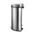 Dual Stainless Steel 18-Gallon Trash Can Recycle Bin with Motion Sensor Lid