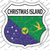 Christmas Island Flag Novelty Highway Shield Sticker Decal X-Large