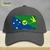 Christmas Island Flag Novelty License Plate Hat Cotton Charcoal