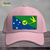 Christmas Island Flag Novelty License Plate Hat Cotton Pink