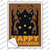 Happy Halloween Haunted House Novelty Rectangle Sticker Decal Large