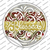 Blessed Christmas Novelty Circle Sticker Decal Large