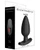Electrastim Accessory - Silicone Noir Rocker Butt Plug