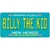 Billy The Kid New Mexico Teal Novelty Metal License Plate