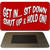 Sit Down Shut Up And Hold On Novelty Metal Magnet M-024 3.5" x 2" Magnet (M)