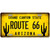 Arizona Route 66 Novelty Metal License Plate