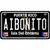 Aibonito Puerto Rico Black Novelty Metal License Plate
