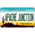 Apache Junction Arizona Metal Novelty License Plate