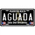 Aguada Puerto Rico Black Novelty Metal License Plate