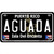 Aguada Puerto Rico Black Novelty Metal License Plate