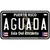 Aguada Puerto Rico Black Novelty Metal License Plate