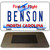 North Carolina Benson Novelty Metal Magnet M-12300 3.5" x 2" Magnet (M)