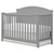 SF Home Solid Wood Convertible Crib in Grey - Toddler Bed Sold Separately