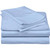 Twin Blue 100-Percent Egyptian Cotton 1000 Thread Count 3-Piece Sheet Set