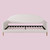 Twin size Mid-Century Modern Off-White Cream Velvet Upholstered Daybed