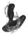 Nexus Revo Stealth Remote Control Rotating Prostate Massager - Black