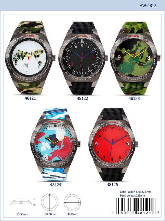 4812 - Silicon Band Watch
