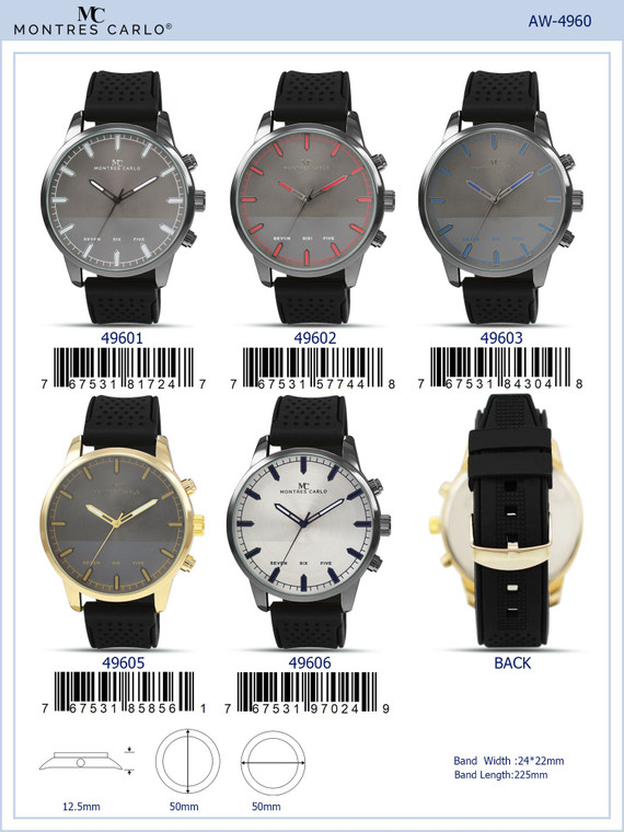 4960 - Silicon Band Watch