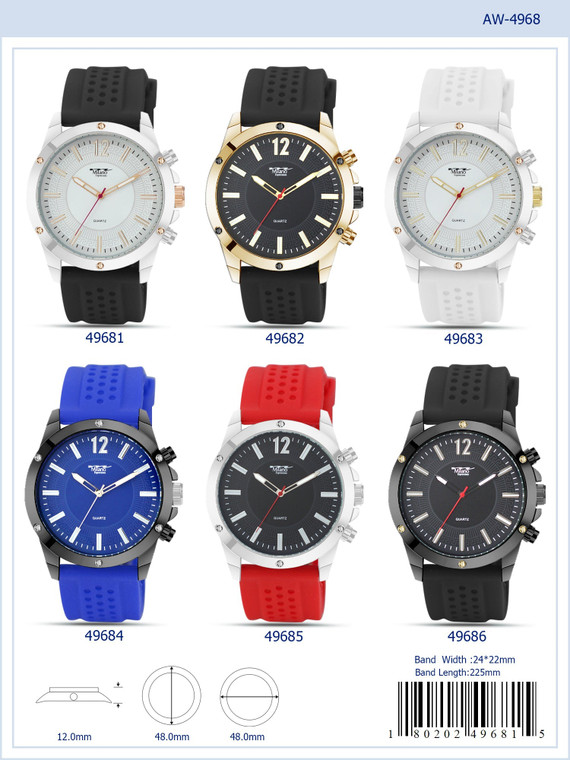 4968 - Silicon Band Watch