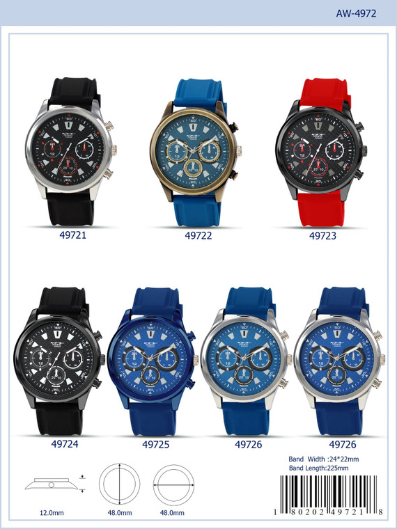 4972 - Silicon Band Watch