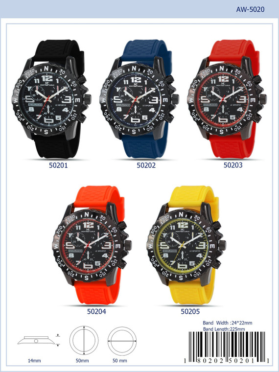 5020 - Silicon Band Watch
