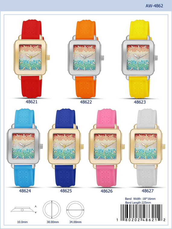 4862 - Silicon Band Watch