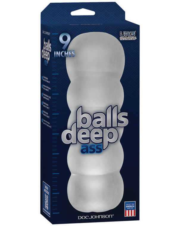Balls Deep The Bad Ass 9" Stroker - Frost