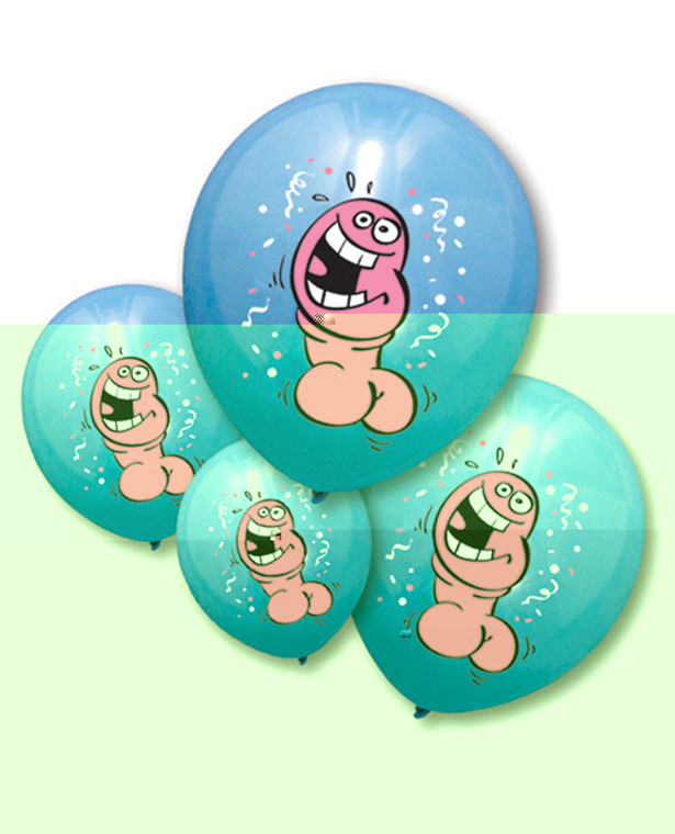 Bachelorette Pecker Balloons - Pack Of 6