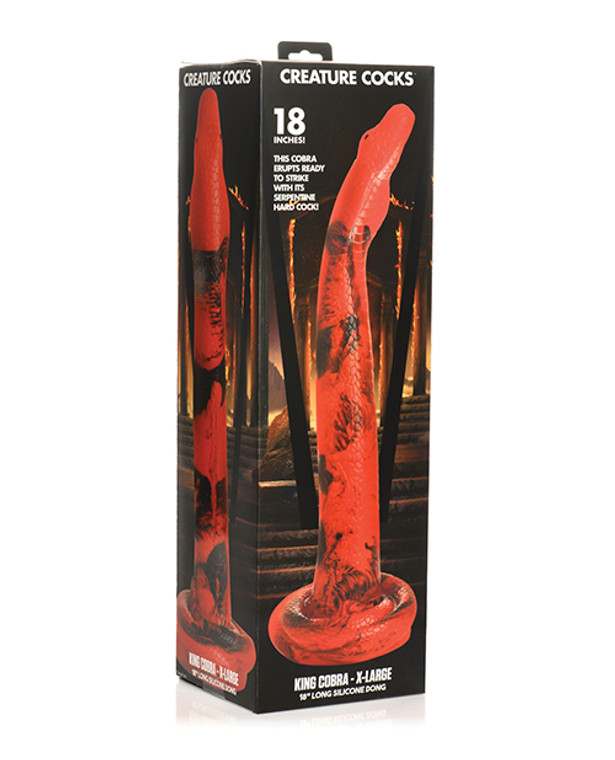 Creature Cocks King Cobra X-large Silicone Dildo