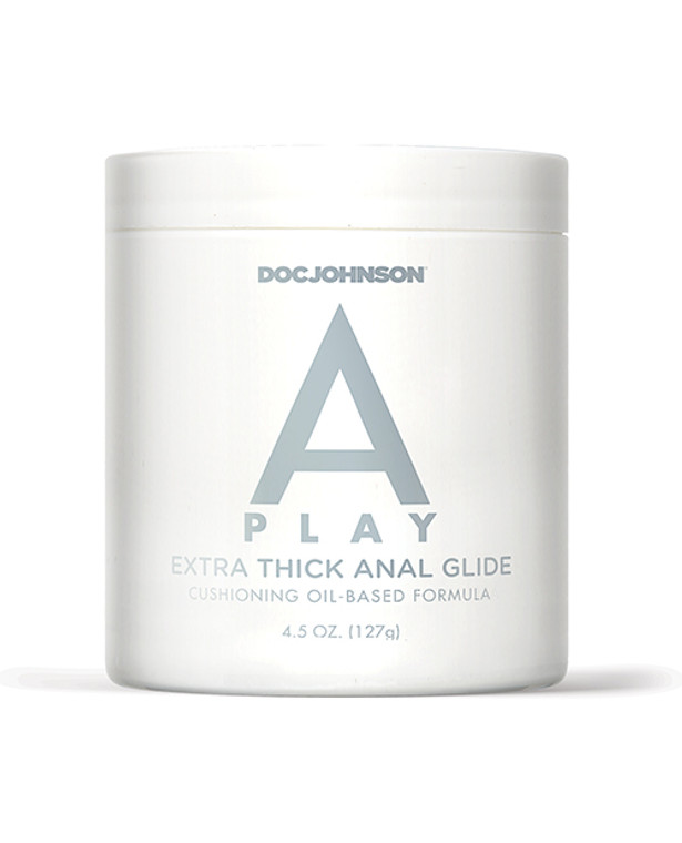 A Play Extra Thick Anal Glide W/cushioning Oil Based Formula - 4.5 Oz