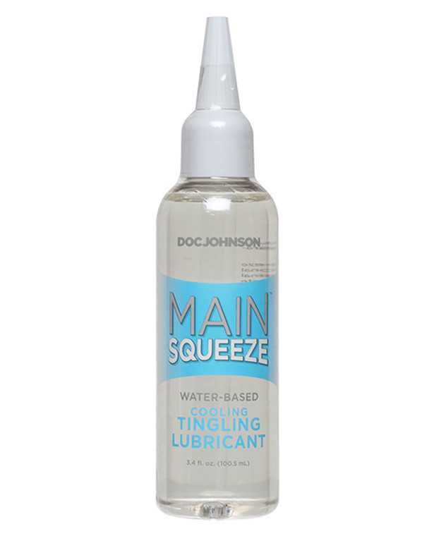 Main Squeeze Cooling/tingling Water-based Lubricant - 3.4 Oz