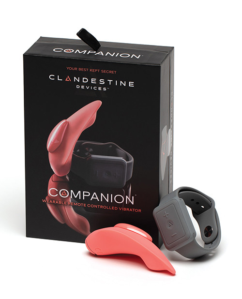 'clandestine Devices Companion Panty Vibe W/wearable Remote - Coral