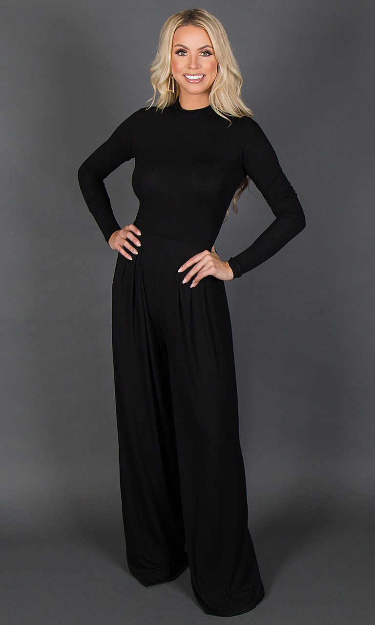 formal black bodysuit