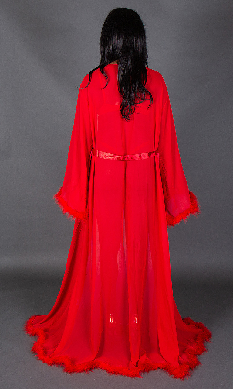 Red Robe All Viewpoints Main Attraction Robe - Red - Prissy Duck
