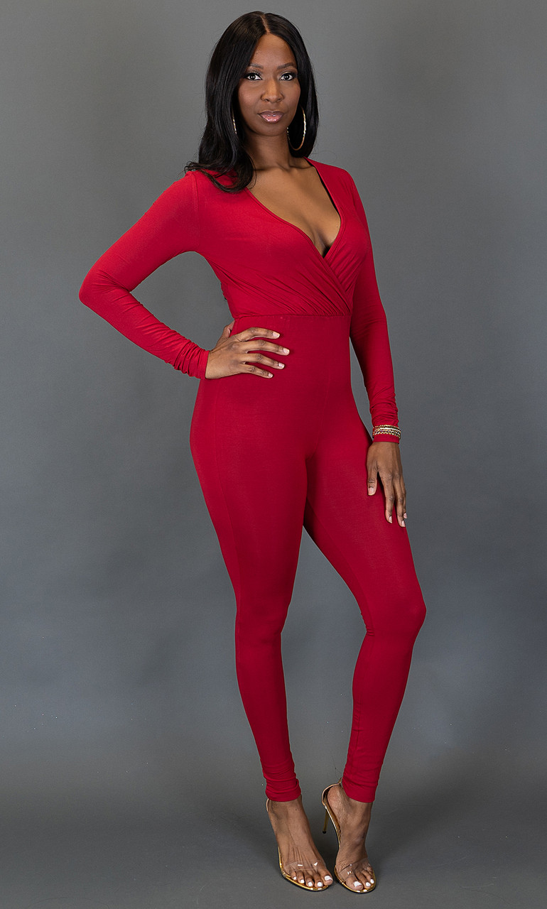 Catalina Jumpsuit - Red