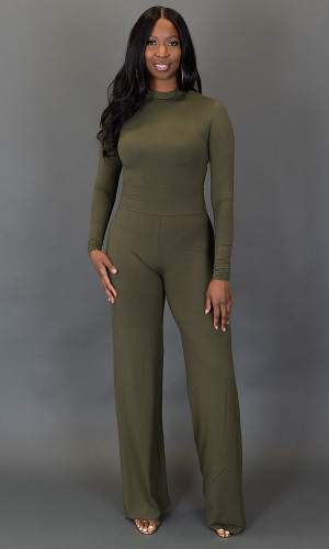     Mock Neck Bodysuit - Olive