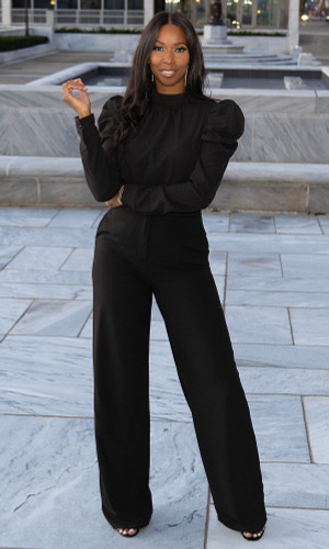     Serena Pant Set - Black