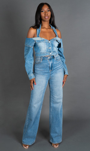 Sienna Denim Jacket - Medium Wash