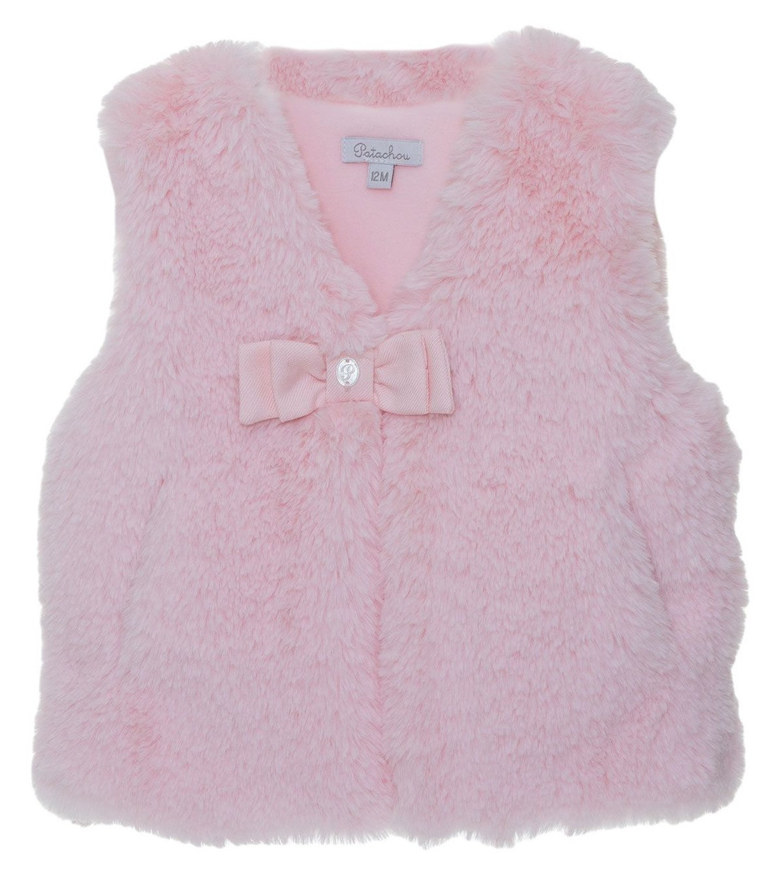 Pink fur shop vest girls