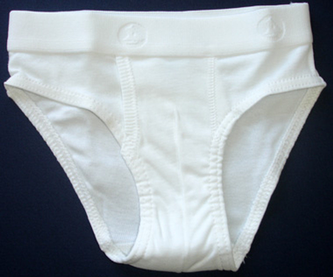 Buy Petit Bateau men one boxer brief white navy Online