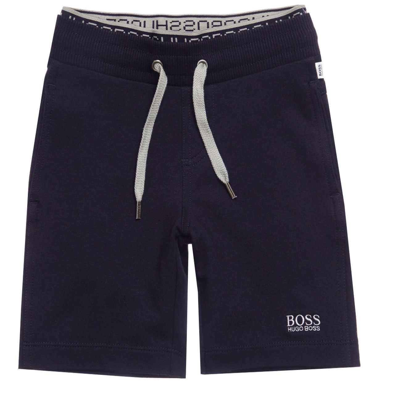 BOSS Navy Jersey Shorts - Le Petit Kids