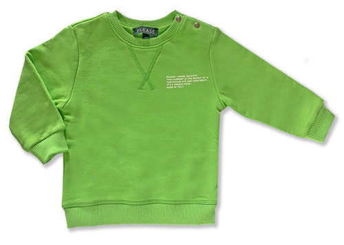 PLEASE Green Sweatshirt (LBA6040B-green)