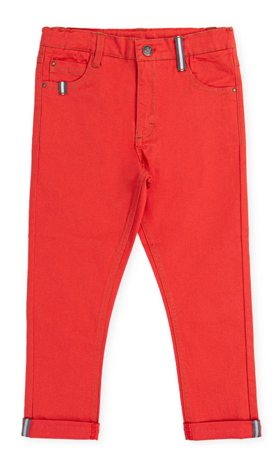 Tutto Piccolo Boys Dark Orange Pants 4132W22-O09