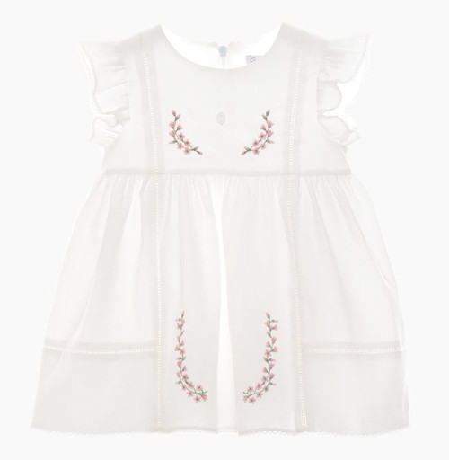 Patachou White Embroidered Dress 3633220 