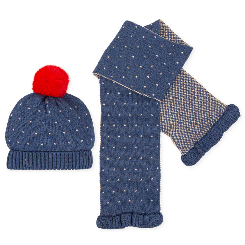 Tutto Piccolo Hat & Scarf Set 6918W23