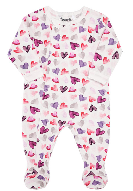 COCCOLI Girls Striped Shorts Pyjamas Set in Garnet - Coccoli Sleepwear -  Spring/Summer 20212020/21