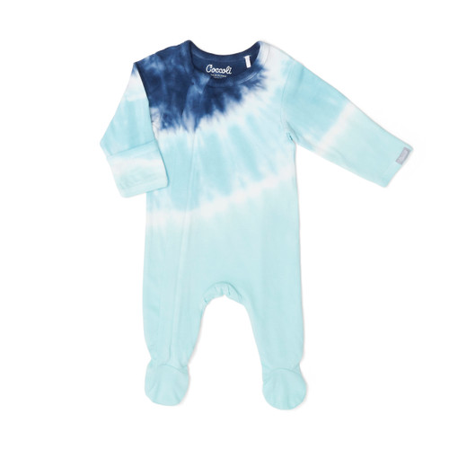 COCCOLI Baby Boys Marine Tie Dye Footie PZM5686